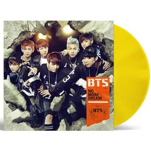 BTS - No More Dream - Japanese Yellow Vinyl Version  [VINYL RECORD - LP] Colored Vinyl, Yellow, Japan - Import