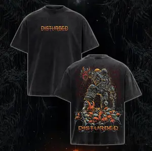 Disturbed Entombed Heavy Metal Shirt, Disturbed Unisex Tshirt, Music Graphic Tee, Rock Band Shirt, Retro Music Tee, Rock Music Lover Shirt, Vintage Band Shirts Casual Comfort Cotton Fabric Fit Top, Top Men's and Women's Clothing
