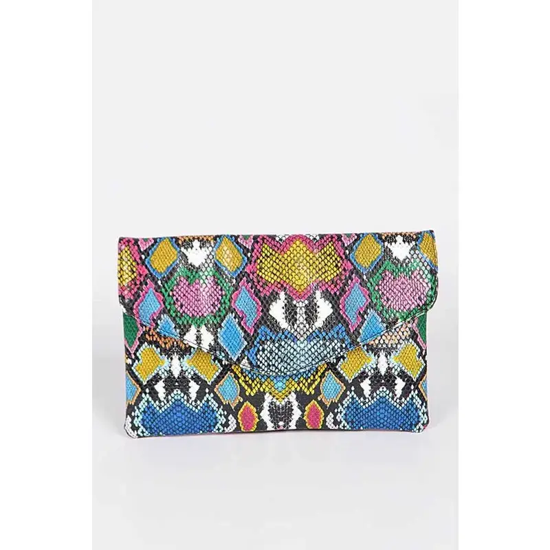 Multi Color Python Printed Convertible Envelope