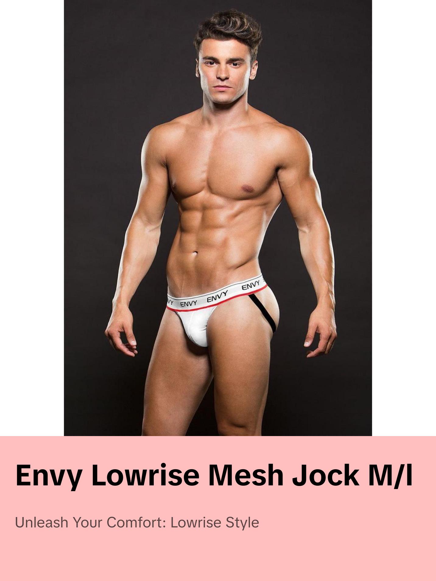 Logo Elastic Lowrise Mesh Jock M/L