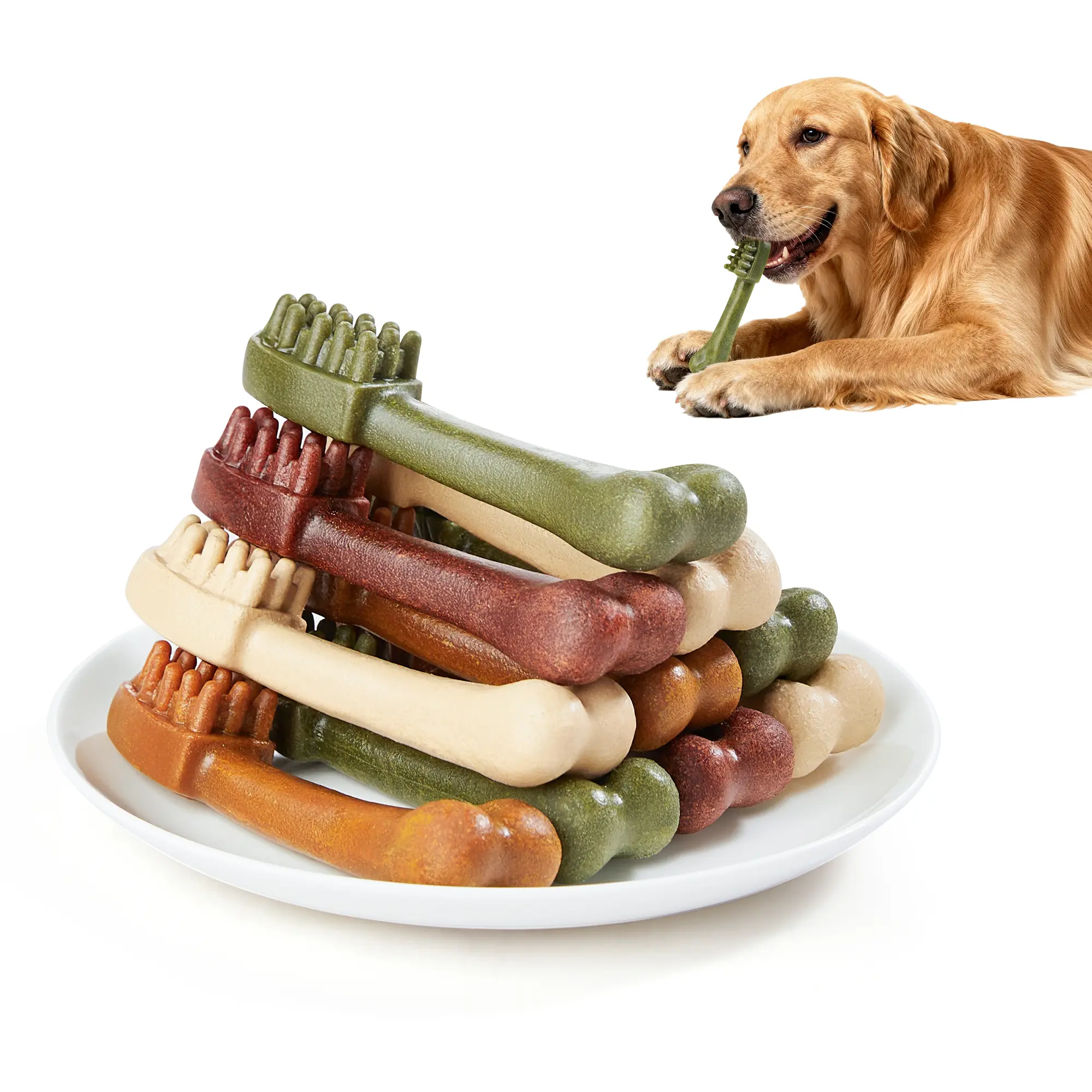 PawFirst Dental Chews for Medium/Large Dogs – Toothbrush-Shaped Chew Sticks for Teeth Cleaning, Plaque & Tartar Removal, and Fresh Breath – 26 oz. Pack (16 Treats) #SummerVibes #petlovers