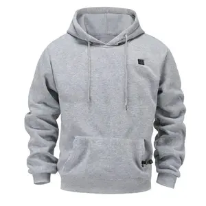 Heated Hoodies Unisex Heated Sweatshirt Hooded Pullover Lightweight Warm Usb Electric Outdoor Winter Jackets Hooded Tops