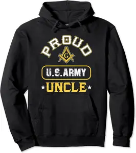 Proud Army Uncle Freemason United States Masonic Fathers Day Pullover Hoodie - Dilpreetka Shop 78B0BXMXZ15K