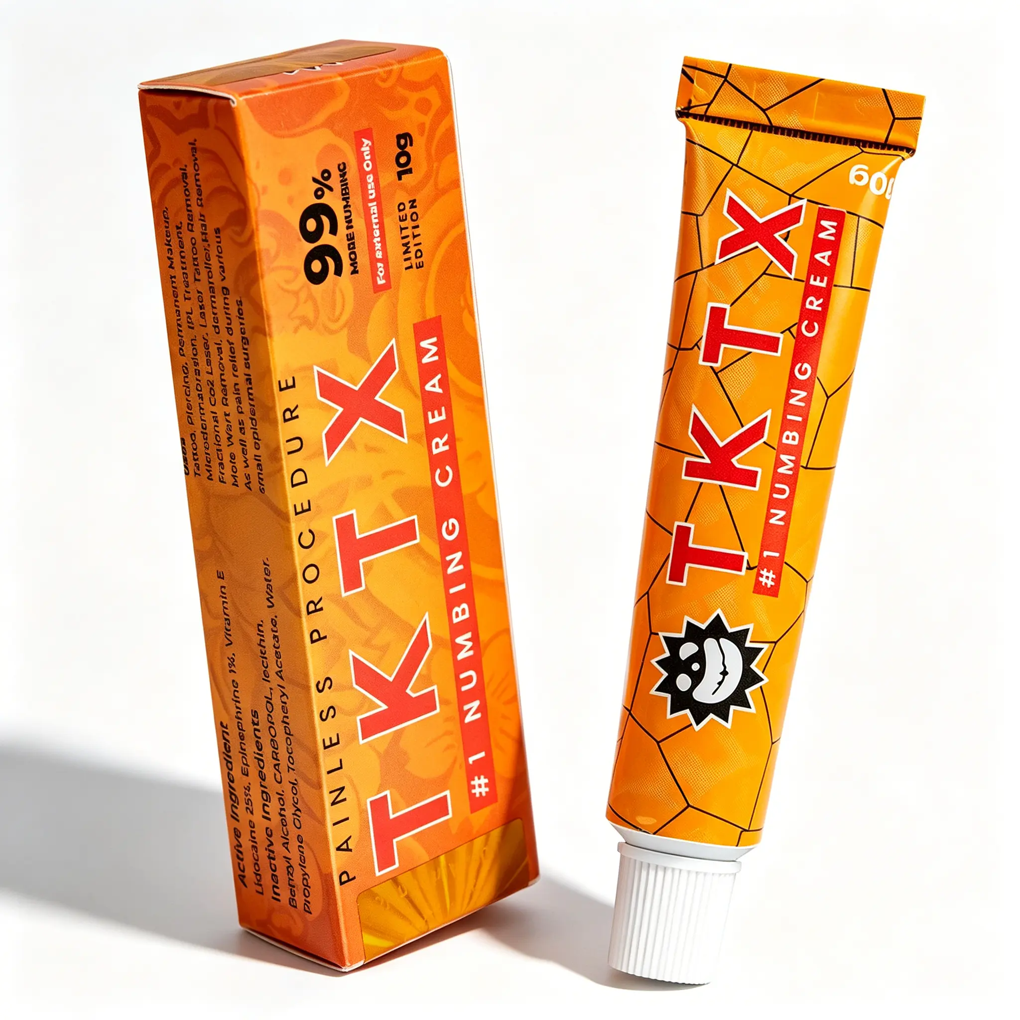 TKTX 99% Numbing Cream 10g, 6-8H Effect for All Tattoo Works