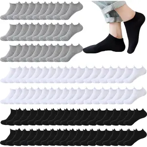 20/40 Pairs Low Cut Ankle Socks for Women Men Thin Breathable Casual No Show Athletic Socks Bulk Beige Menswear Womenswear Bridal All Seasons Plain Basic Minimalist Everyday Style