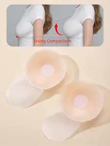 Reusable ultra-thin Nipple Covers, raise the breasts, prevent sagging, invisible and seamless bra, sticky bra, suitable for formal wear, dresses, swimsuits, bikinis