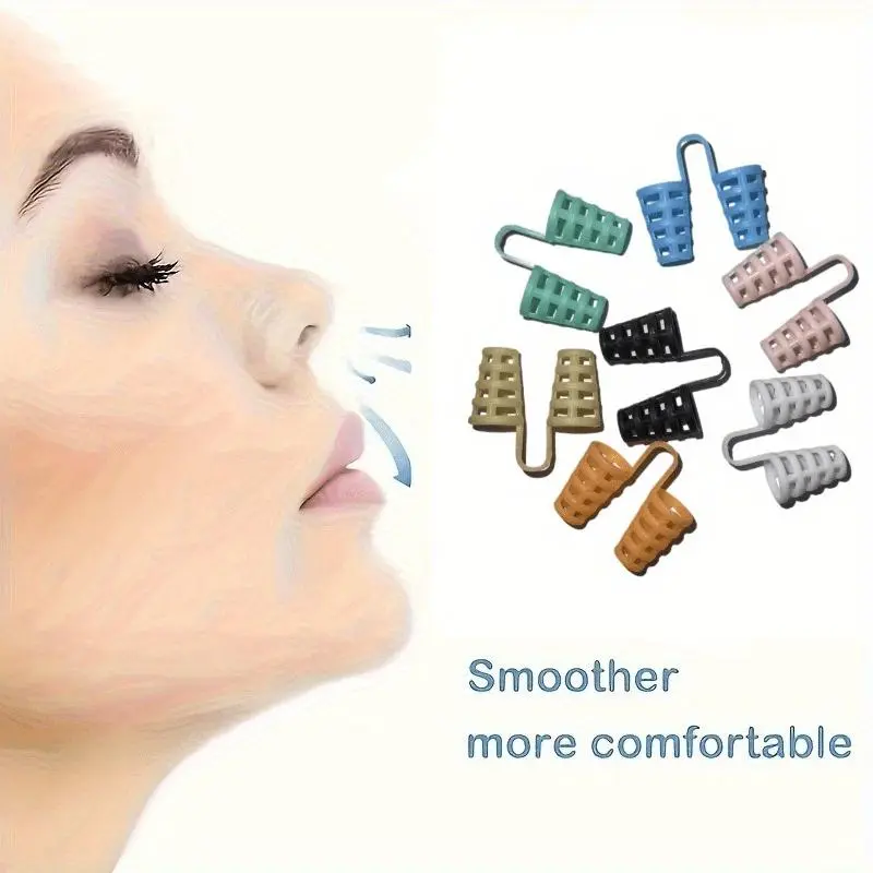 3pcs Anti-snoring Device, Anti-snoring Nose Clip, Sleep Anti-snoring, Home Travel Products, Bedroom Sleeping Products To Relieve Snoring, No Battery Required for Home Use, A Variety of Colors Can Be Selected