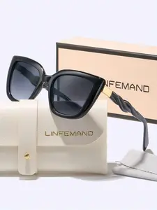 Women's Elegant Cat Eye Frame Sunglasses, Trendy Casual Tinted Lens Sunglasses for Everyday Use, Fashion Accessories for Outdoor Activities, Stylish Glasses