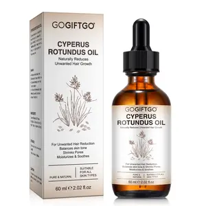 60ml Cyperus rotundus hair removal oil, balances skin tone and shrinks pores, a hair removal solution specifically for women.