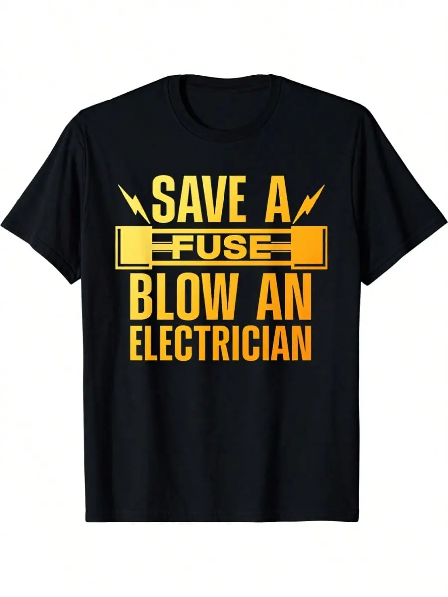 Women's Colorful Short-Sleeve Casual Graphic T-Shirt, Cool Summer Funny Electrician "You Can't Resist Me" Electrical Engineer Customizable Top, Size M, Shortsleeve