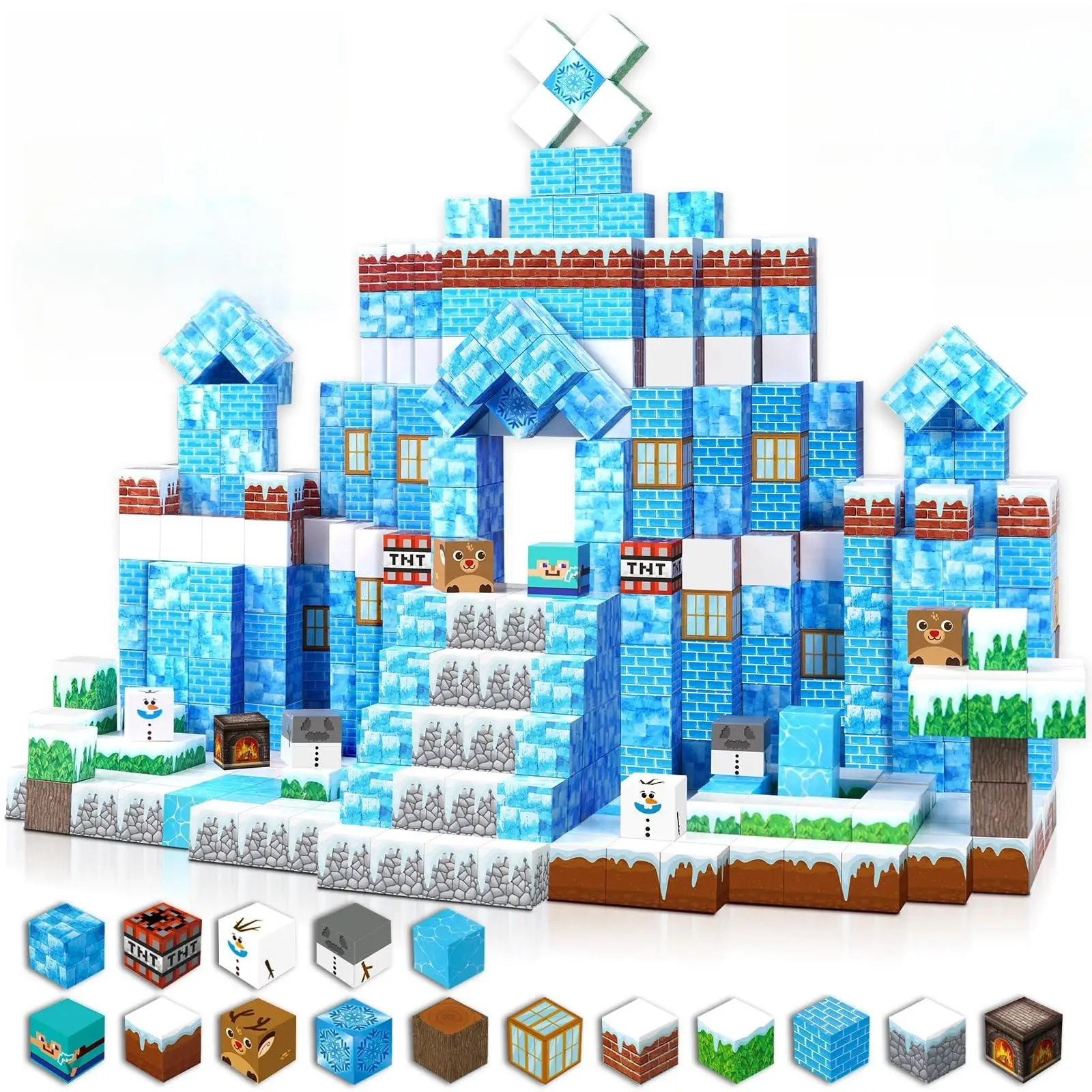 Building Block Toy, 1 Box Creative Blocks Building Toy, Sensory Building Block Toy, Educational Building Blocks Toy for Gifts