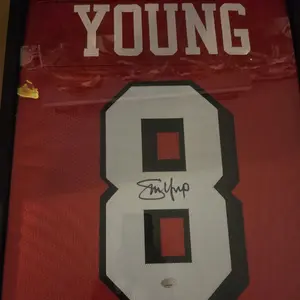 Steve Young Custom Signed Jersey