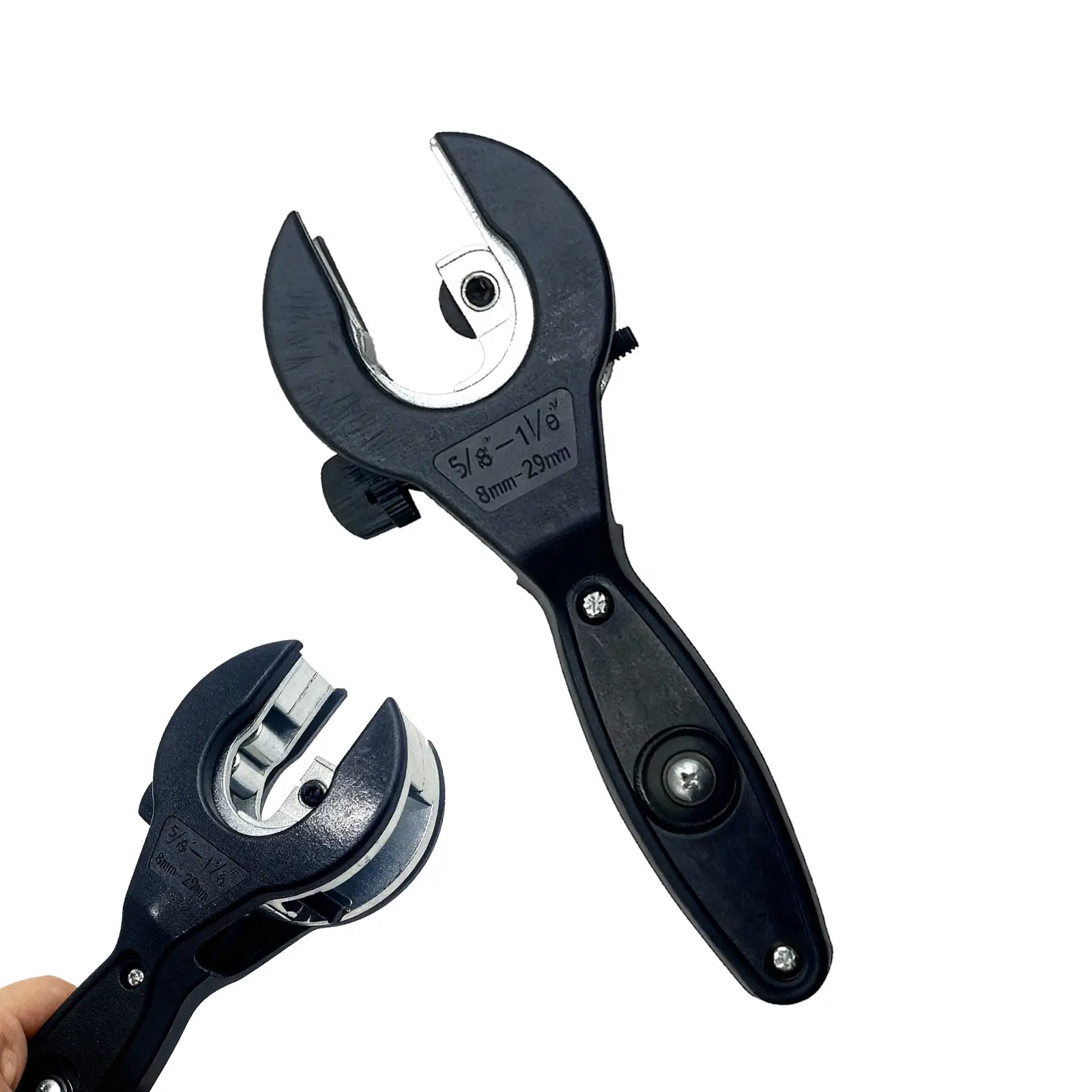 Ratcheting Tubing Cutter 2026 Upgrade Copper  Cutter 5/16" to 11/8" 2 in 1 Compact Ratchet PVC Cutter for Plumbing Red pipe