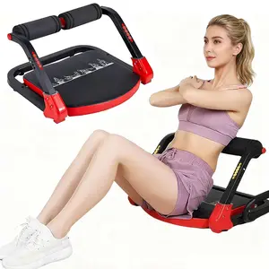 Abs Trainer Workout Equipment Adjustable Resistance Abdominals Machine for Stomach Workout 330 LBS Weight Capacity Abdominals Automatic Rebound Core Machine Fitness Equipment for Home