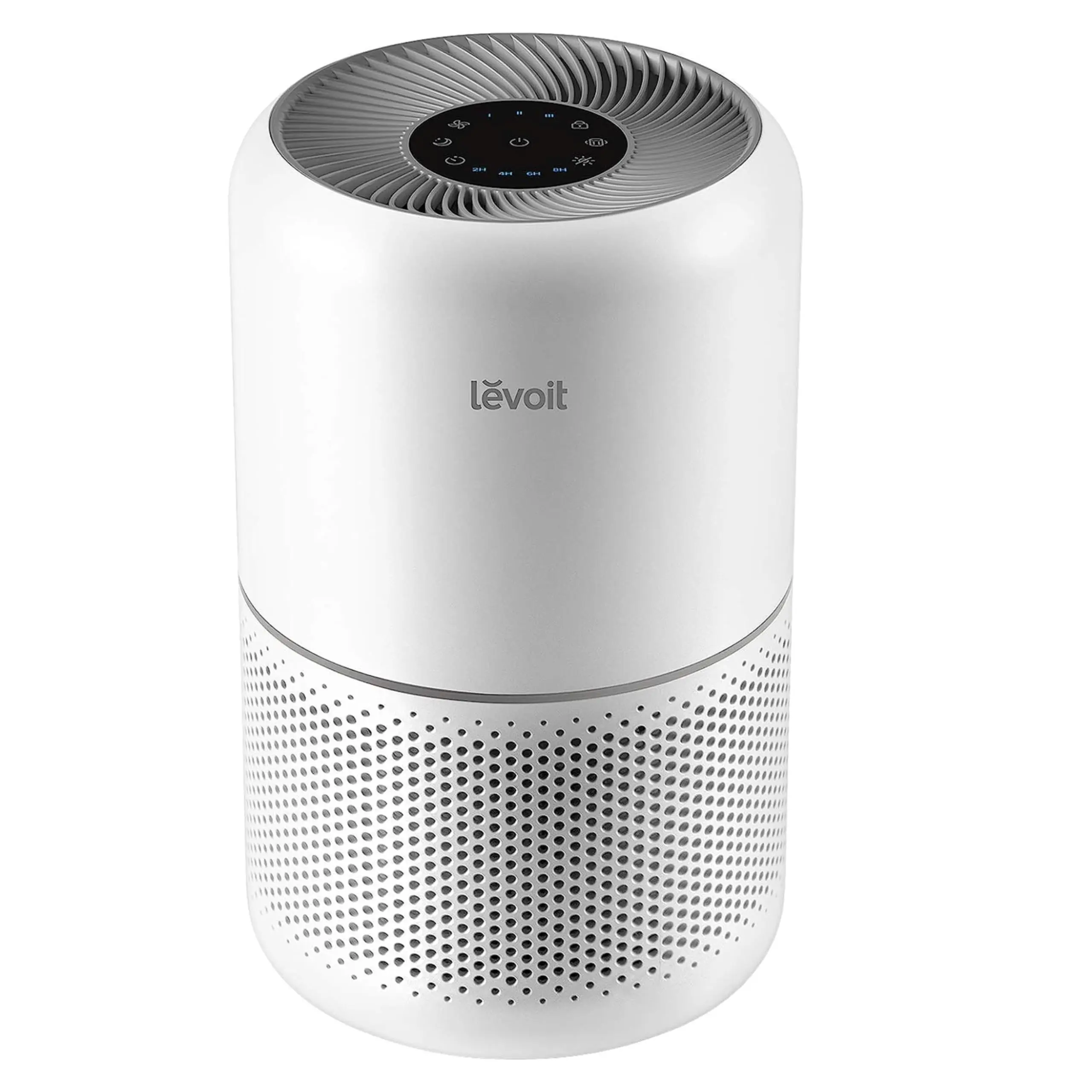 LEVOIT Air Purifier for Home Allergies Pets Hair in Bedroom, Covers Up to 1095 ft² by 45W High Torque Motor, 3-in-1 Filter with HEPA sleep mode, Remove Dust Smoke Pollutants Odor, Core300-P, White