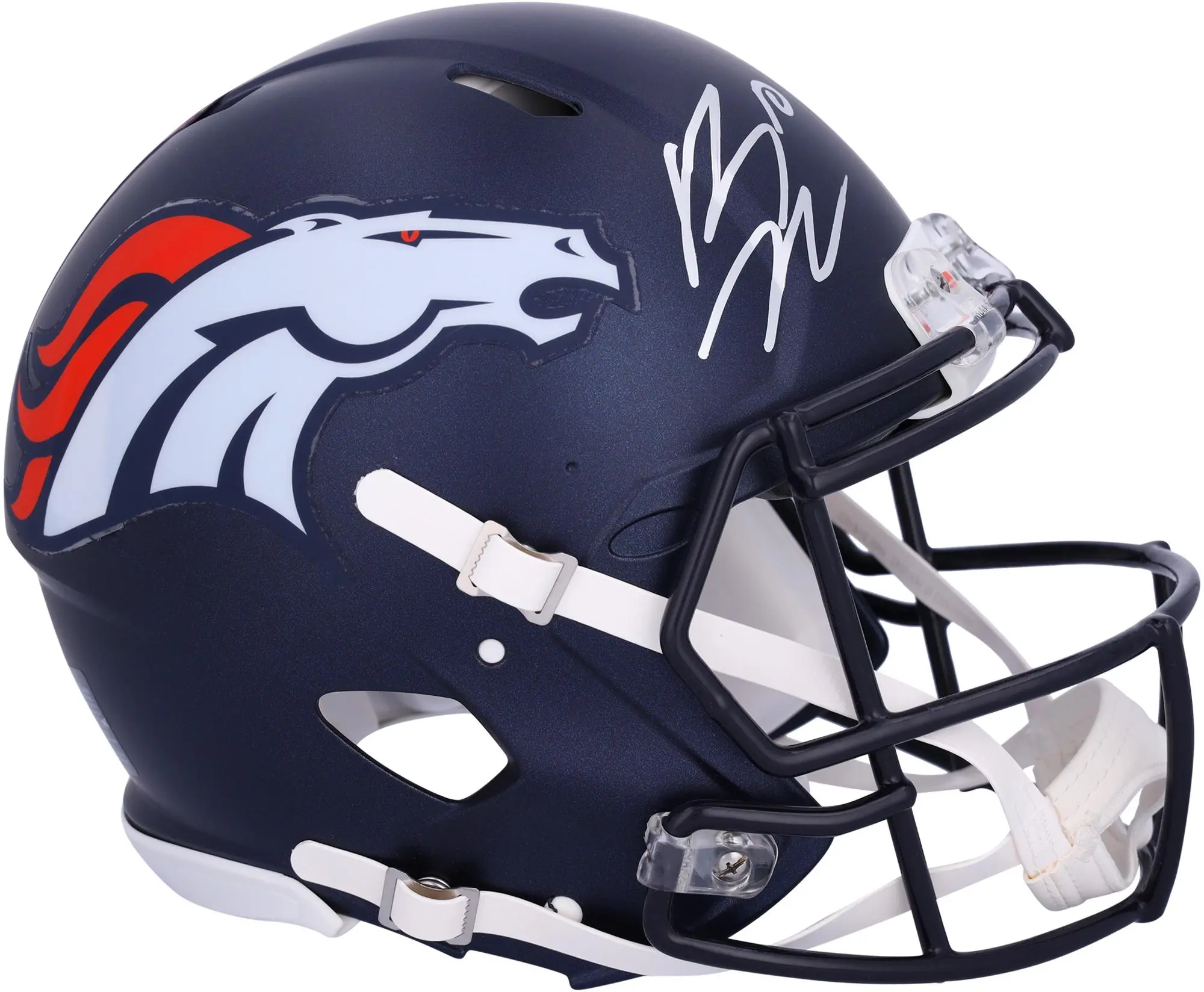 Bo Nix Denver Broncos Autographed 2024 Speed Authentic Helmet - Fanatics Authentic Certified