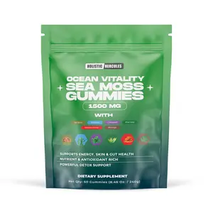 Holistic Hercules Sea Moss Gummies - Moringa - Chlorophyll - Spirulina - Manuka Honey - Aloe Vera Gummies