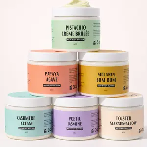 Rich Body Butter  – Mango, Shea & Kokum Butter Blend with Coconut, Almond & Jojoba Oils – Deep Moisture for Dry Skin