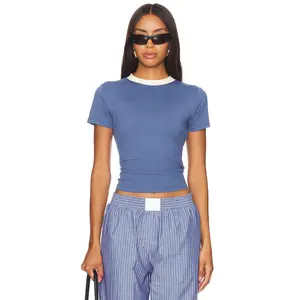 LIONESS Clubhouse Tee in Navy