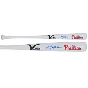 Bryce Harper Philadelphia Phillies Autographed Victus White Mini Bat - Fanatics Authentic Certified