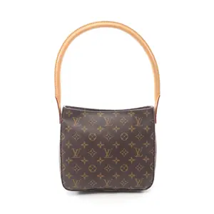 Pre-owned Louis Vuitton Canvas Shoulder Bags Looping MM Monogram Shoulder Bag
