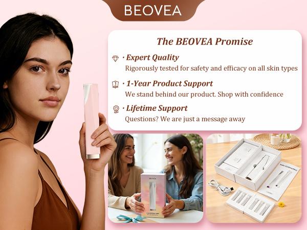 Sonic Dermaplaning Tool for Face, Rechargeable Peach Fuzz Remover with LED Light, 3-Speed Vibration for Smooth Radiant Skin, 6 Replacement Blades, Electric Facial Hair Removal Tool for Women, Exfoliating Face Shaver for Glowing Skin