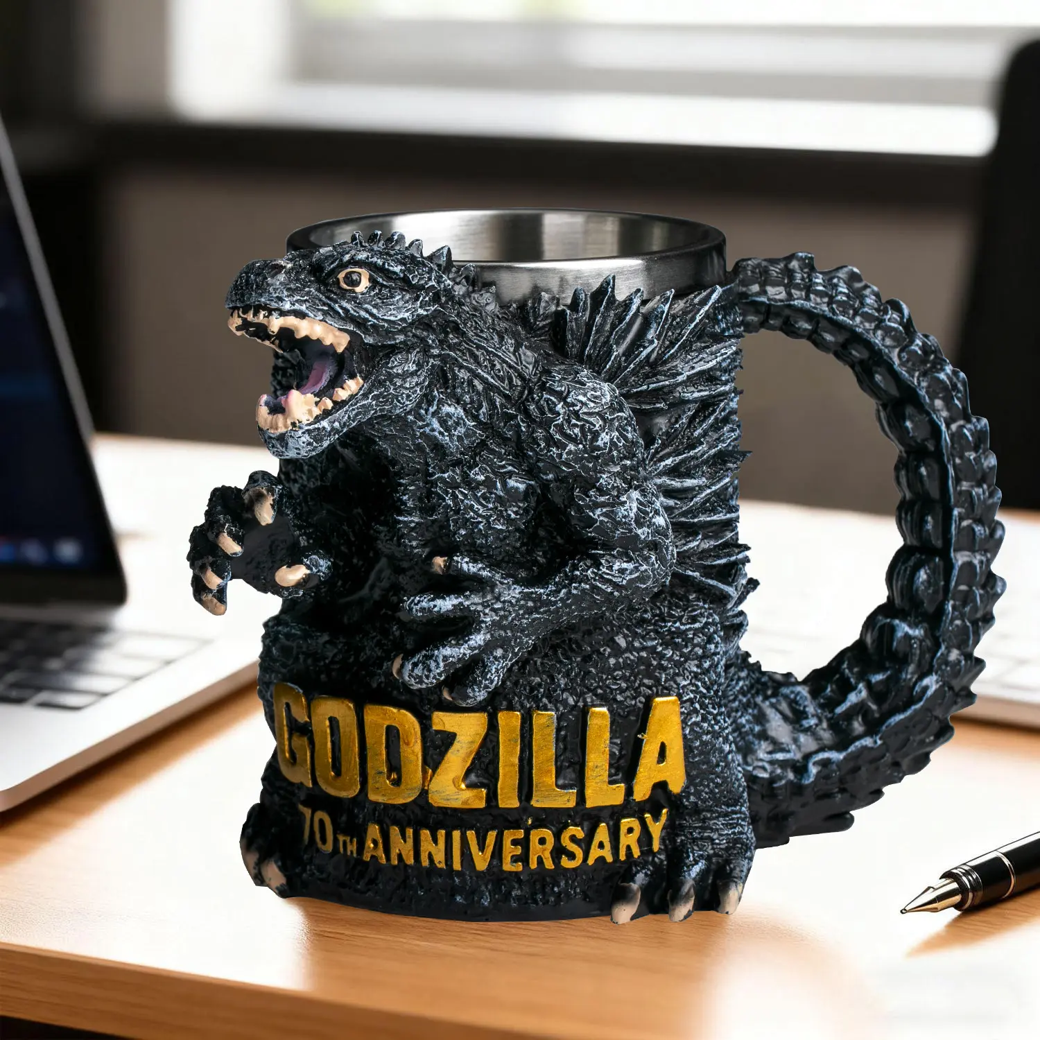 Godzilla 70th Anniversary 3D Resin Mug Collectible Coffee Cup