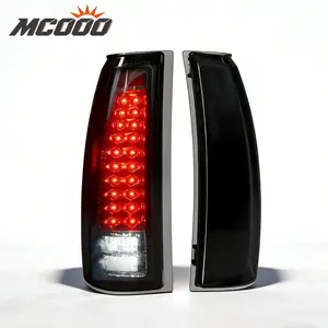 1988-1999 Chevy/GMC C/K Silverado/Suburban/Tahoe & Sierra/Yukon LED Tail Lights | Smoked | Turn Signal & Brake & Reverse