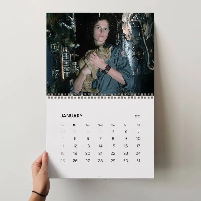 Alien 2026 Wall Calendar, 2026 Alien Movie Calendar, Sci-Fi Movie ...
