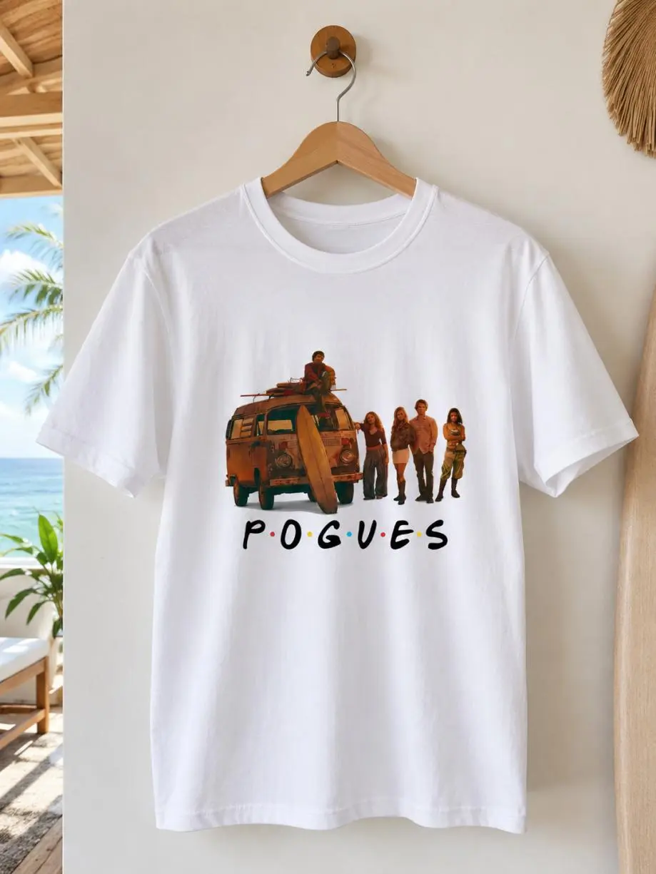 OBX5 Pogues Graphic T-Shirt, Outer Banks Pogue Crew Surf Van Tee, Beach Adventure Fan Shirt Gift