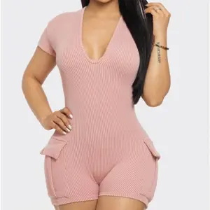 Mauve Cargo Romper
