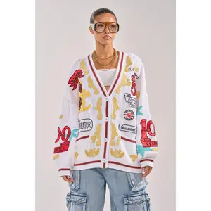 NEW REGALIA PATCH CARDIGAN