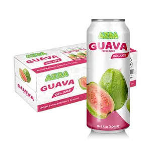 AZRA Guava Juice 12 Pack – 100% Tropical Juice – 500ml Cans – Imported from Vietnam
