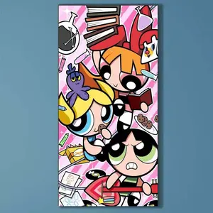 5D DIY Full Drill Diamond Painting - Diamond Painting Kit Cartoon Girl Anime Design Mosaic Canvas DIY Wall Art, Home Wall Decoration, Crafts