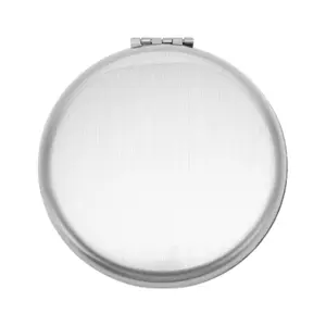 VOCOSTE 1pc Women's Compact Mirror, Large Round Folding Makeup Mirror for Travel