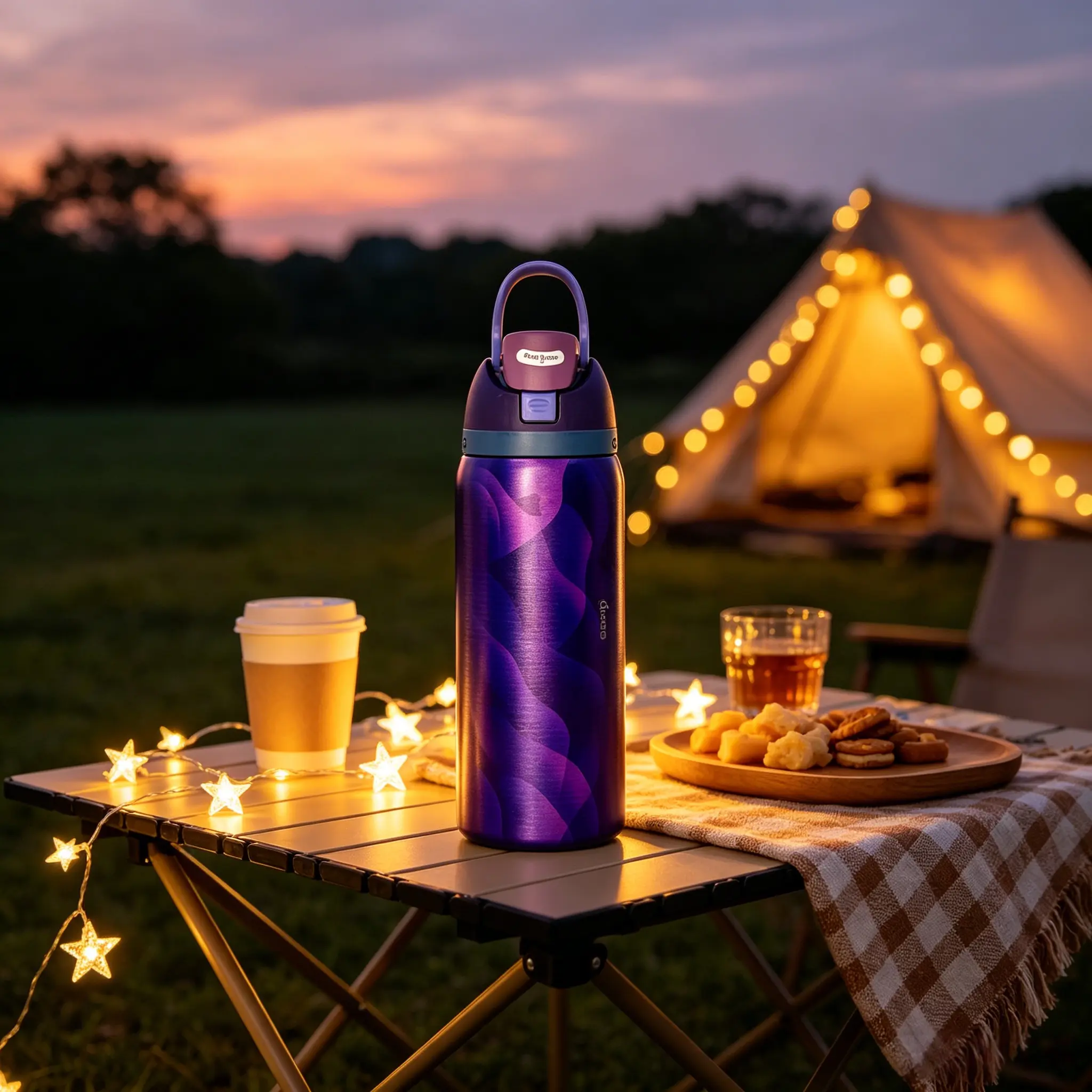 Owala 32oz Modern Iridescent Purple Swirl FreeSip Water Bottle - Multi-Tone Purple-Blue Flip Lid, Leakproof Travel Flask, Anti-Scalding, Explosion-Proof, Heat-Resistant Insulated Stainless Steel Flask for School/Gym