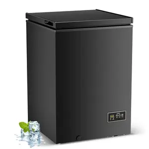 Electactic 3.2 Cu.Ft. Ultra-Low Temperature Freezer , -40℉ Deep Freeze, 91L Large Capacity, Electronic Adjustable Temp (14~-40℉), Powerful Fast Freezing, High-End Unique Design for Home, Garage, Kitchen – Black
