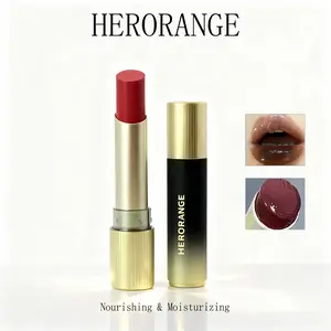 [6-Piece Set] HERORANGE K-Beauty Glossy Lip Stain-Low Saturation Colors Non Transfer& Hydrating Mirror Finish Waterproof For All Skin Tones Festival Party Essential Valentine's Mother's Day Gift Teen Girls Trendy Stuff Girly Must Haves Cheap。