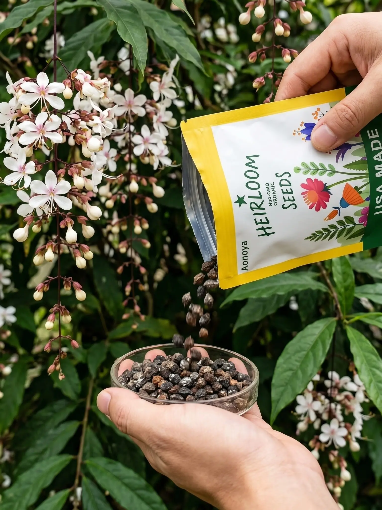 BUY 2 GET 1 FREE】100pcs Trailing Jasmine Seeds Clerodendrum