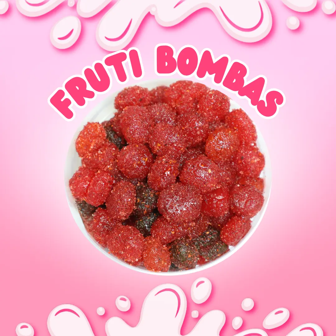 Fruti Bombas Enchilados 6 oz & 8 oz – Sweet & Spicy Fruit-Filled Candy with Chamoy & Chili