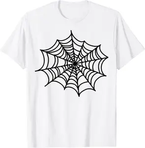 Spider Web, Lazy Halloween Costume Spooky Creepy Night T-Shirt - Jaredsab Shop 98B0BB7X6NK1