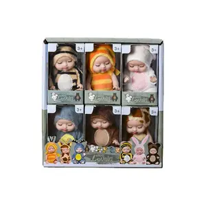 Set Of 6 Princess Dolls In A Gift Box, The Perfect Birthday, Holiday, Christmas, Or Halloween Gift For Girls, Collectible Fashion Doll Set With Beautiful Dresses, Ideal For Imaginative Play And Party Favors