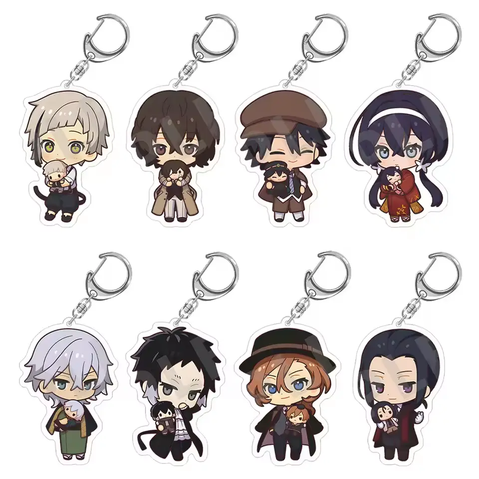 Bungo Stray Dogs Acrylic Keychain, Great For Daily Use Or As Thoughtful Little Gifts For Your Friends And Yourself, Halloween gifts