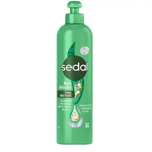 Sedal Rizos Definidos Styling Cream 300ml - Hair Styling Product with Hydro Collagen for Defined Waves
