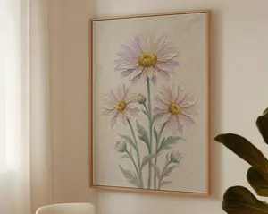 [Sale off up to 40%] [Frame Canvas] Abstract Floral Canvas Wall Art, Botanical Print, Neutral Boho Decor