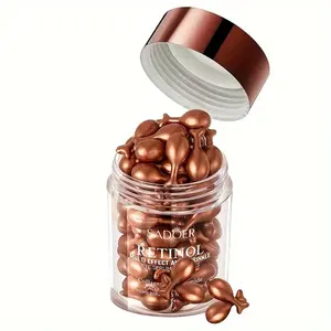 45pcs Retinol Eye Serum Capsules, Sadoer Retinol Eye Cream Capsules, Moisturizing, Hydrating Eye Cream, Hypoallergenic Collagen Eye Care with Retinol & Glycerin Capsules, Skincare Routine, Sleek Packaging, Glycerin Serum, Hydrate