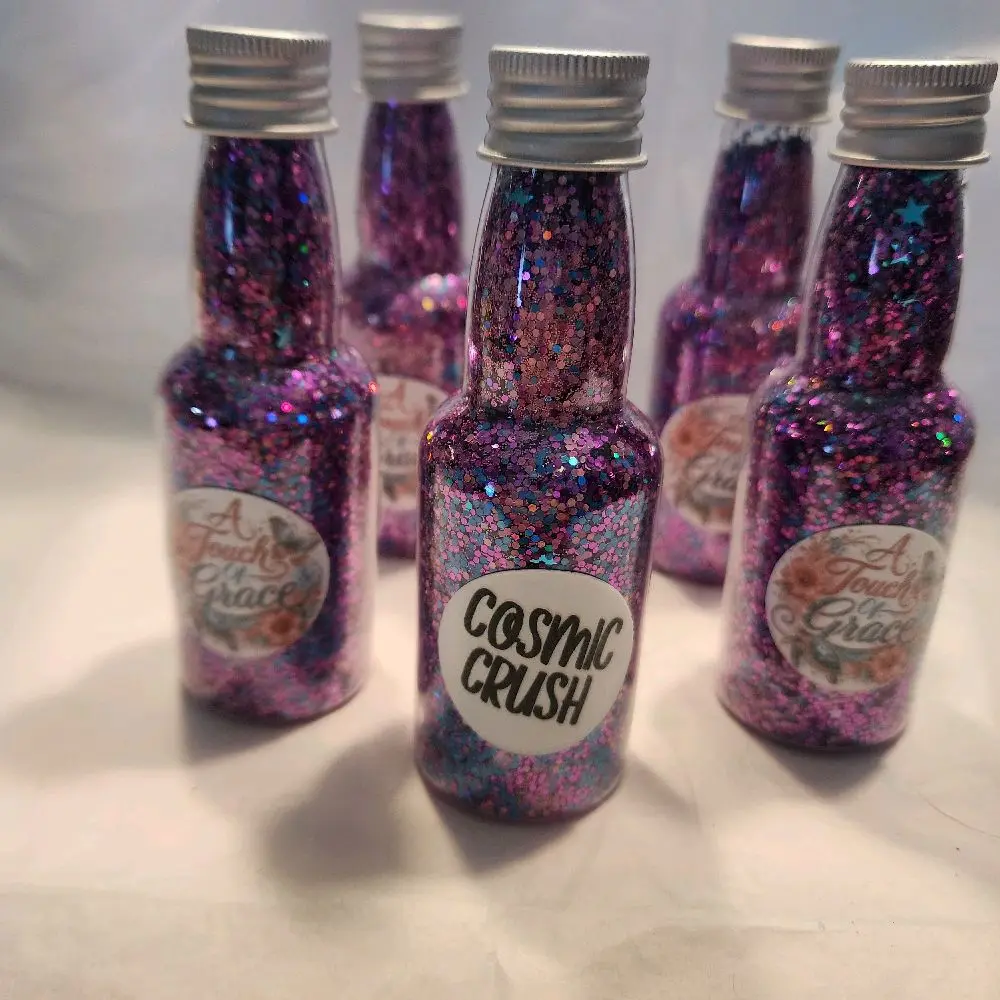 2 oz Glamorous Cosmic Crush Glitter - Easy-to-Apply Craft Supply for Scrapbook Decor, DIY Scrapbooking, Stamping Toys & Hobbies Projects, Crafting Uses
