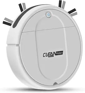 Basic Robot Vacuum – No App | No Mapping | Super Affordable, Robot Vacuum Cleaner 3-in-1 for Mopping Sweeping Advanced Obstacle Avoidance Ultra-Thin Design Ideal for Pet Hair Hard Floor Daily Cleaning Long Running Time