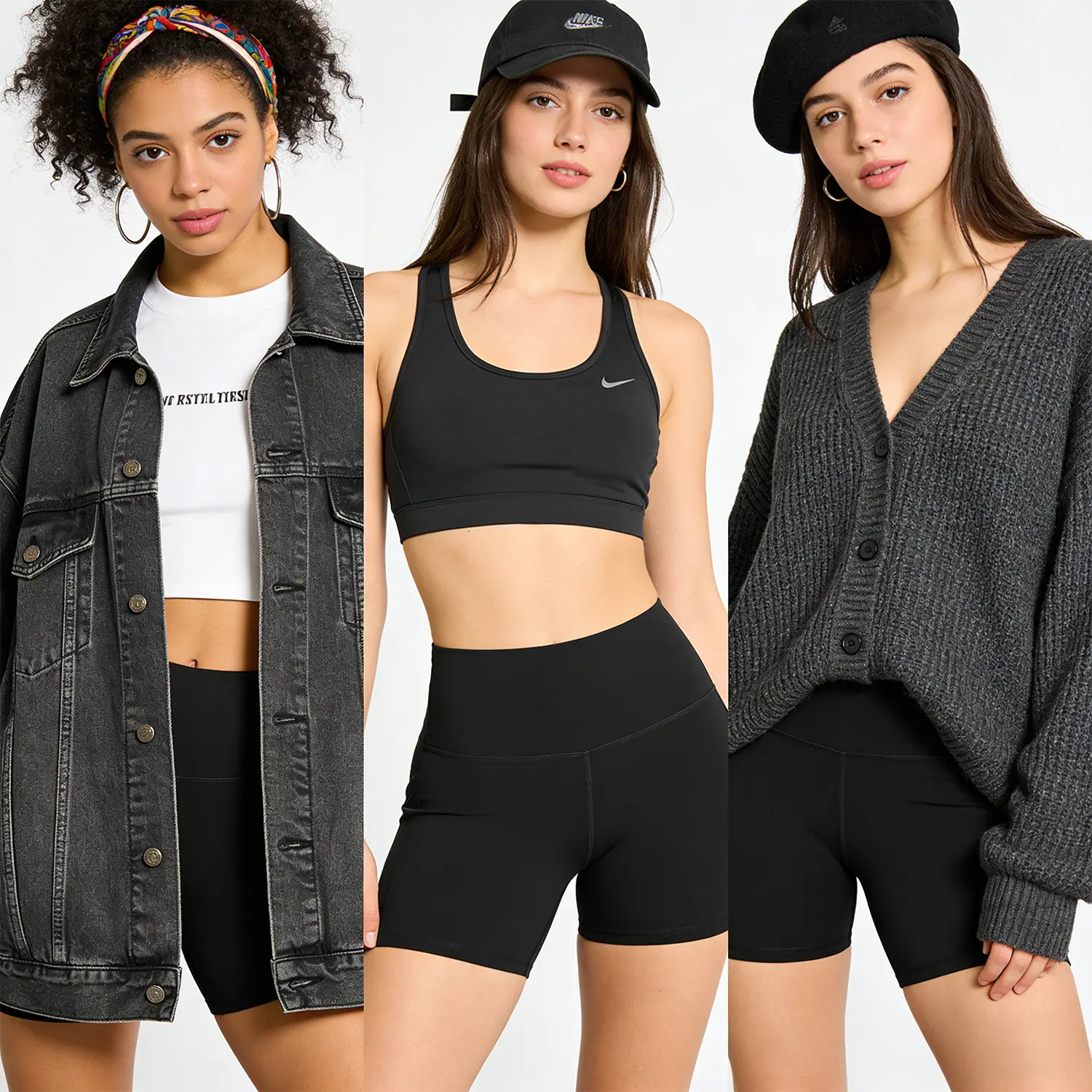 Women’s 4-pack cycling shorts with pockets for easy carry of essentials; 5-inch high-waisted tummy-control stretchy yoga/fitness shorts Women’s 4-pack cycling shorts with pockets for easy carry of essentials; 5-inch high-waisted tummy-control stretchy yoga/fitness shorts