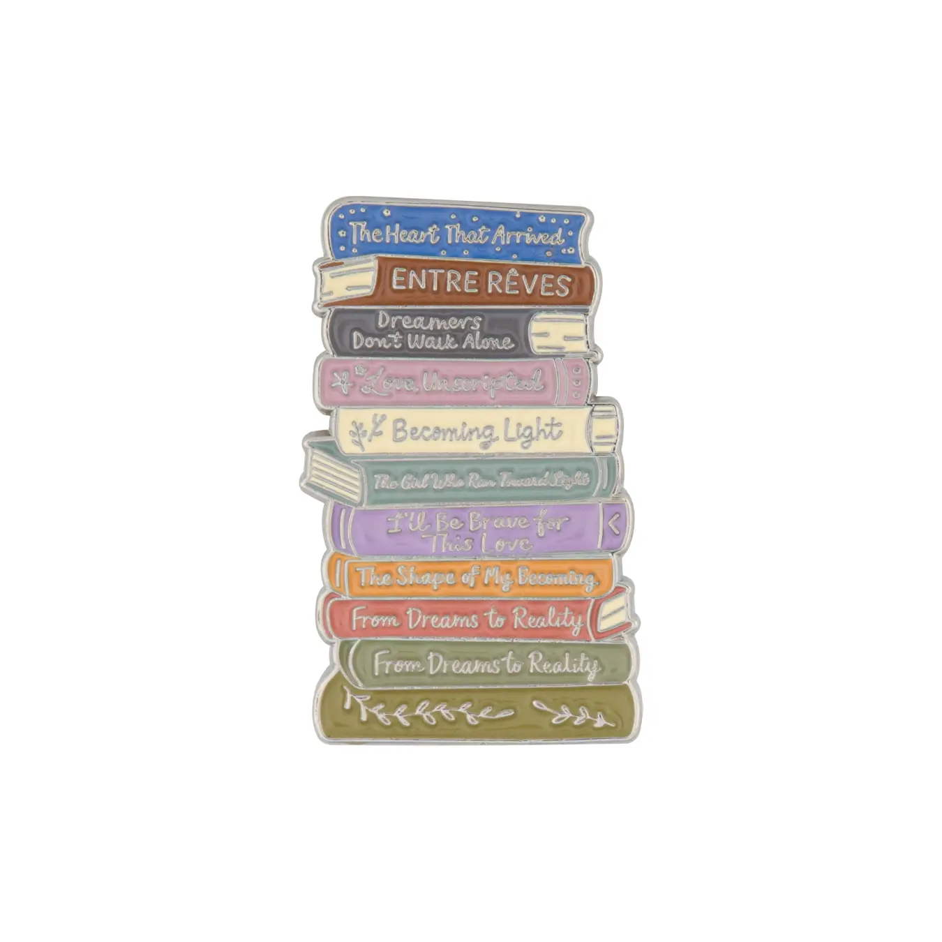 STACKED BOOKS BADGE